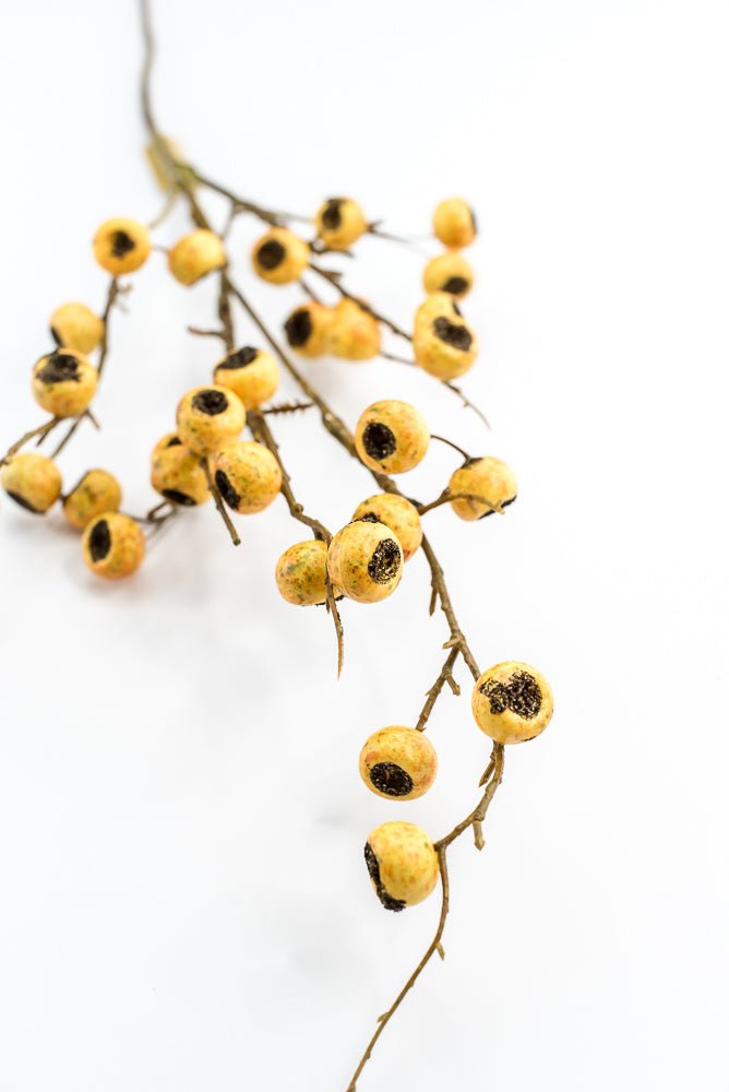 Yellow Weather Resistant Berry Spray - Greenery Market210581