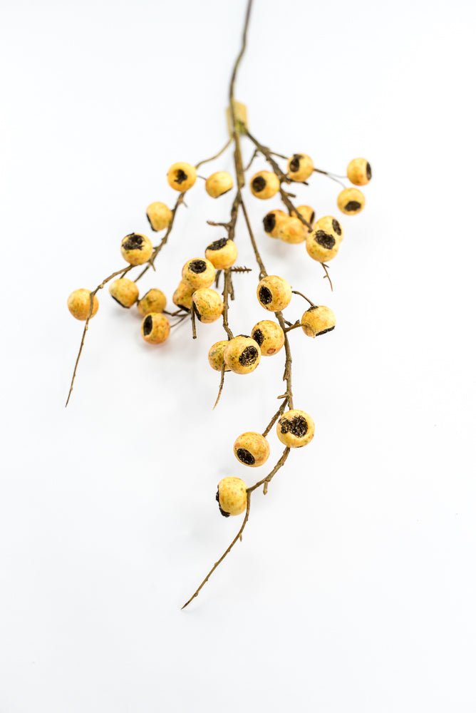 Yellow Weather Resistant Berry Spray - Greenery Market210581