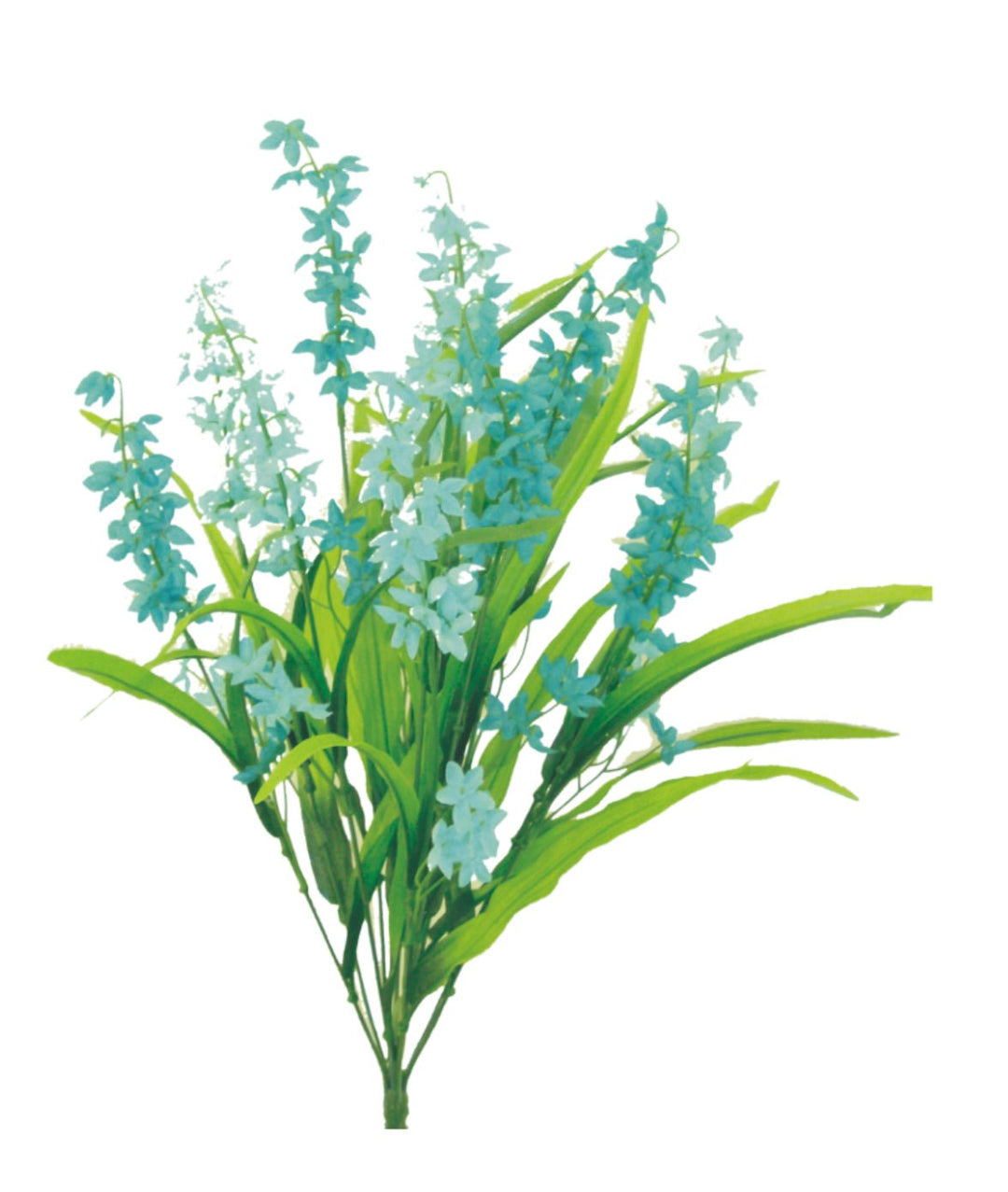 Aqua bell flower bush - Greenery Marketartificial flowers30371aqu
