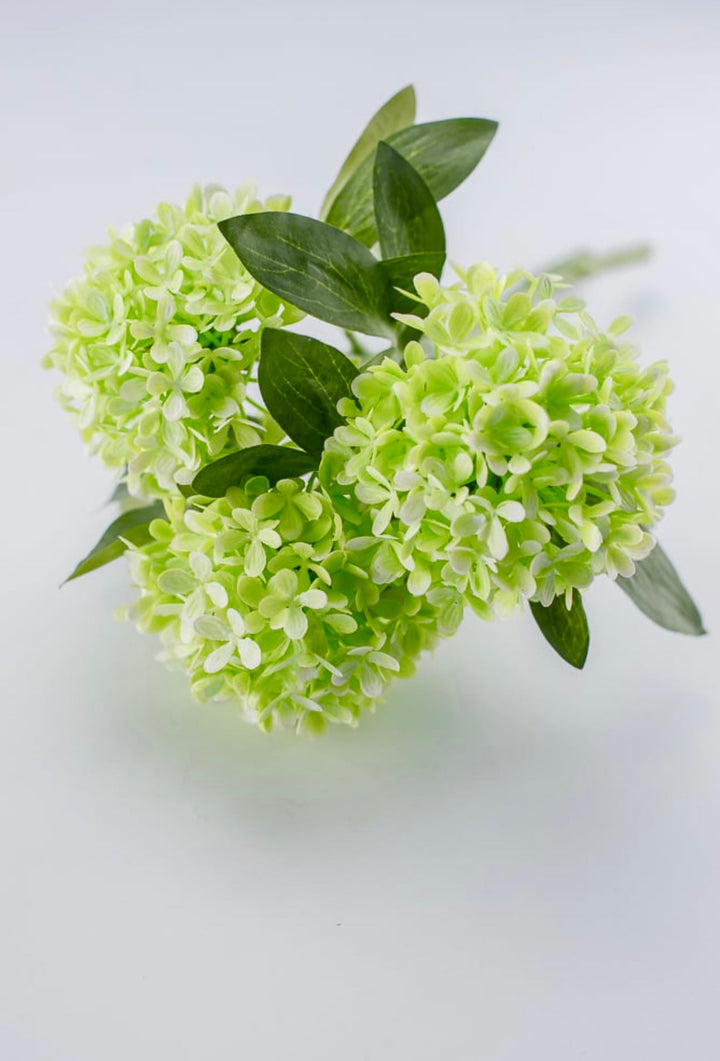 Artificial, lime green, hydrangea bundle - Greenery Marketartificial flowers27116