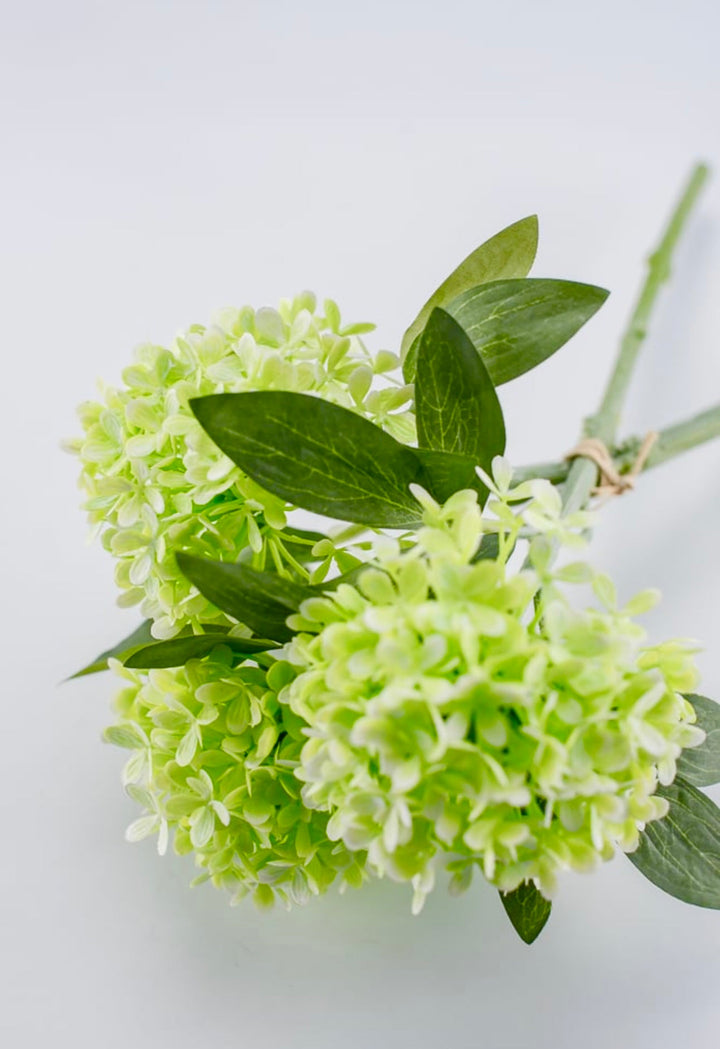 Artificial, lime green, hydrangea bundle - Greenery Marketartificial flowers27116
