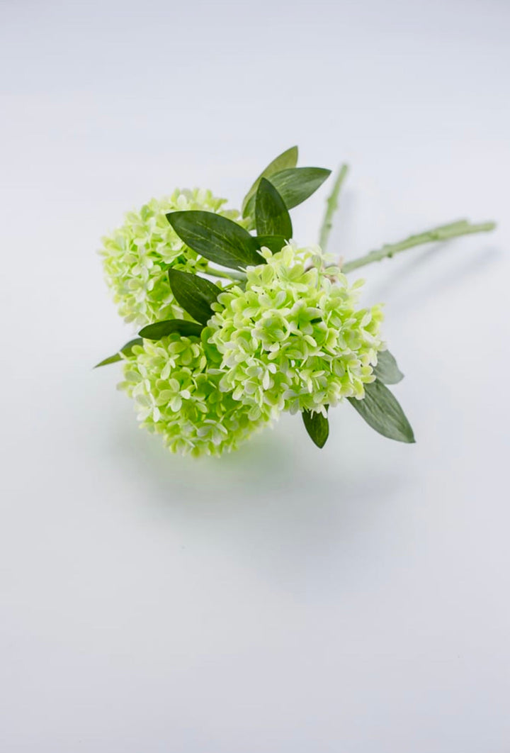 Artificial, lime green, hydrangea bundle - Greenery Marketartificial flowers27116