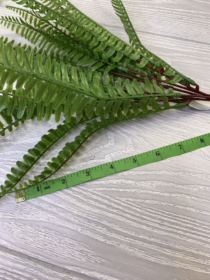 Artificial narrow fern greenery bush x 2 bushes - Greenery Marketgreenery43541