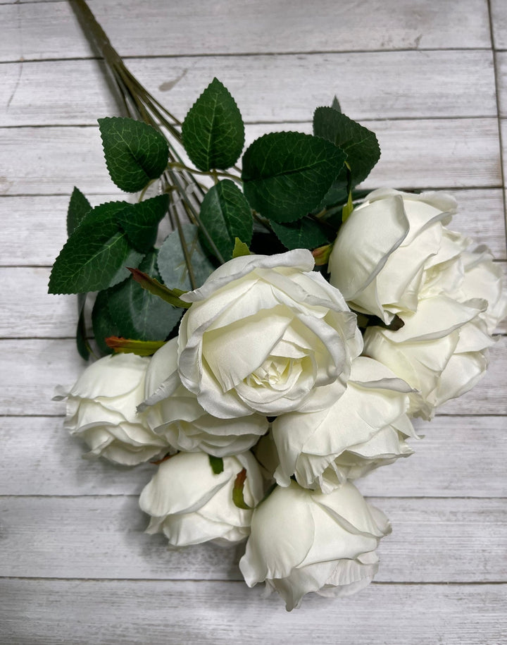 Artificial Roses - white - Greenery Marketartificial flowers25824