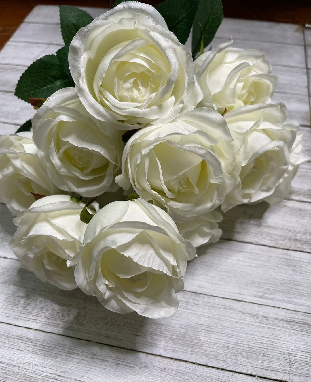 Artificial Roses - white - Greenery Marketartificial flowers25824