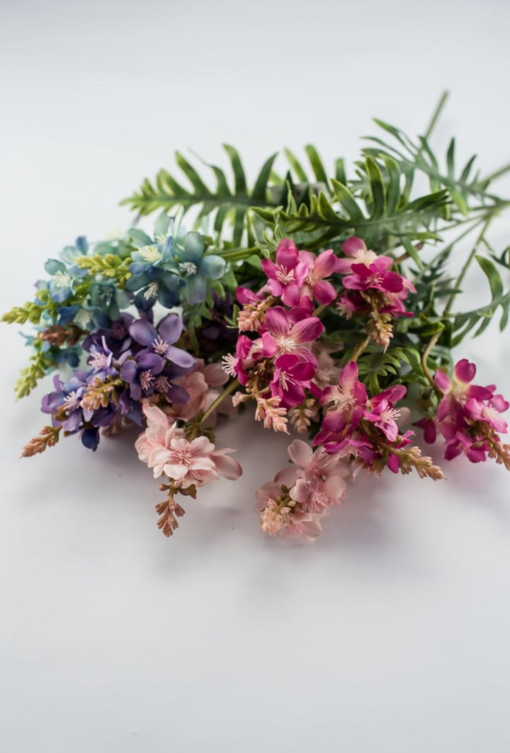 Artificial, sweet flower spray - hot pink - Greenery Marketartificial flowers27141