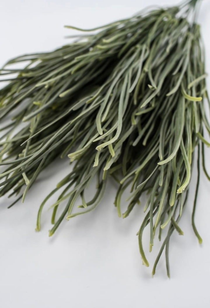 Artificial wavy leaves bush - Greenery MarketArtificial Flora83978-FROSTED