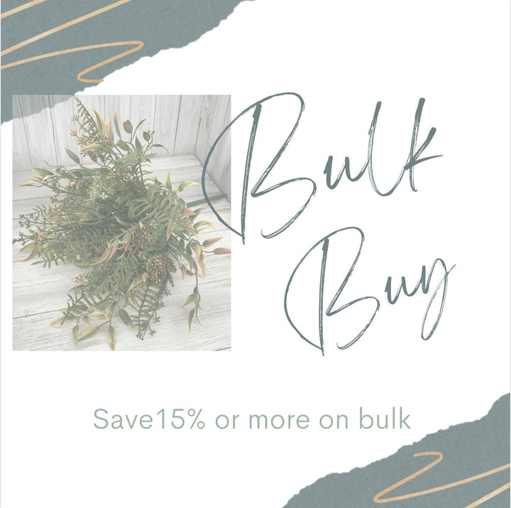 Everyone’s favorite Mixed greenery bush, pink coral - Greenery MarketgreeneryGM1112GNPK x 12