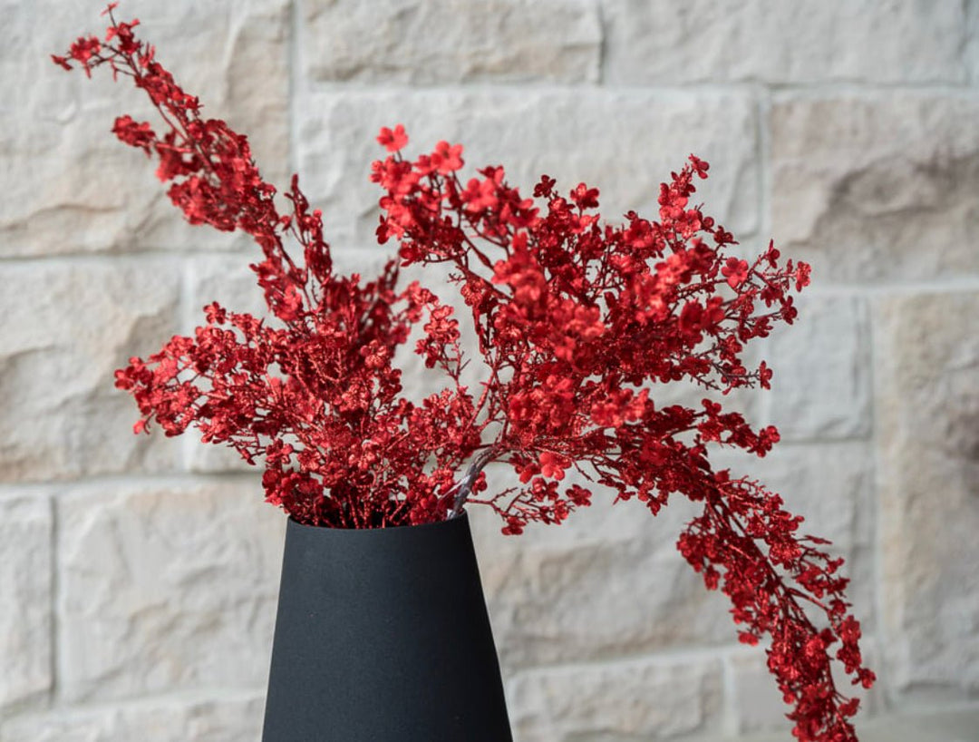 Holiday blossom branch - red - Greenery Market83922-RD
