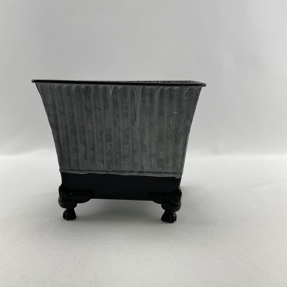 Metal container with legs for floral designs - large size - Greenery MarketVases170wb-L