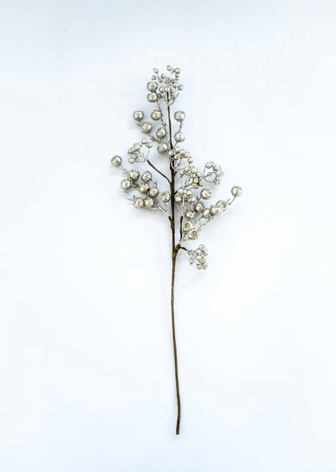 Metallic crater and currant spray - platinum - Greenery MarketXg896-PT