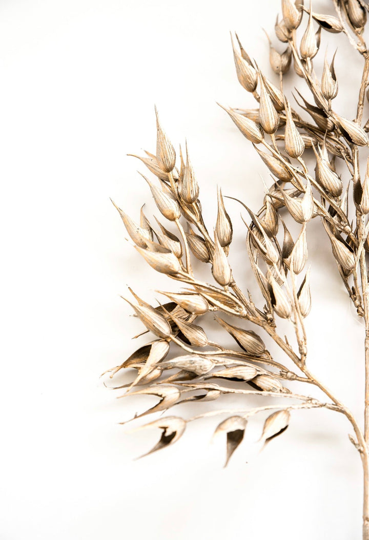 Metallic oats spray - platinum - Greenery MarketXg868-PT