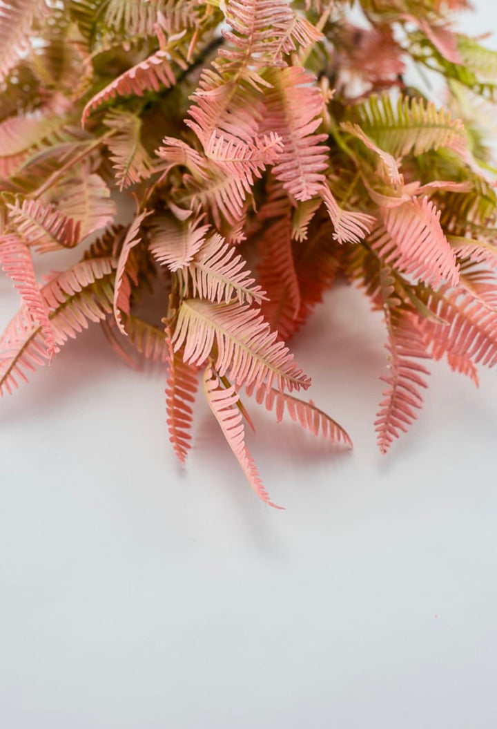 Mini fern greenery bush - pink green - Greenery MarketArtificial Flora57426