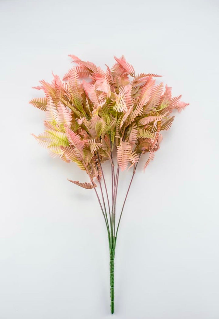 Mini fern greenery bush - pink green - Greenery MarketArtificial Flora57426