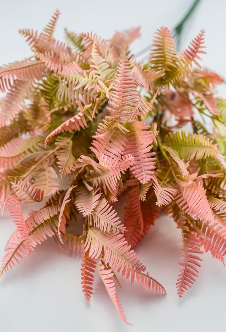Mini fern greenery bush - pink green - Greenery MarketArtificial Flora57426