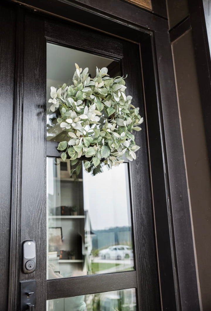 mixed lambs ear greenery wreath - Greenery Marketgreenery63420
