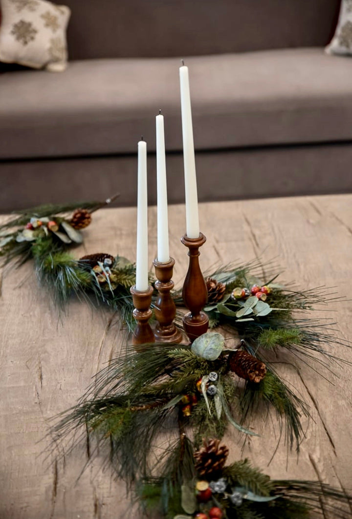 Mixed Pine and eucalyptus garland - Greenery Market26458