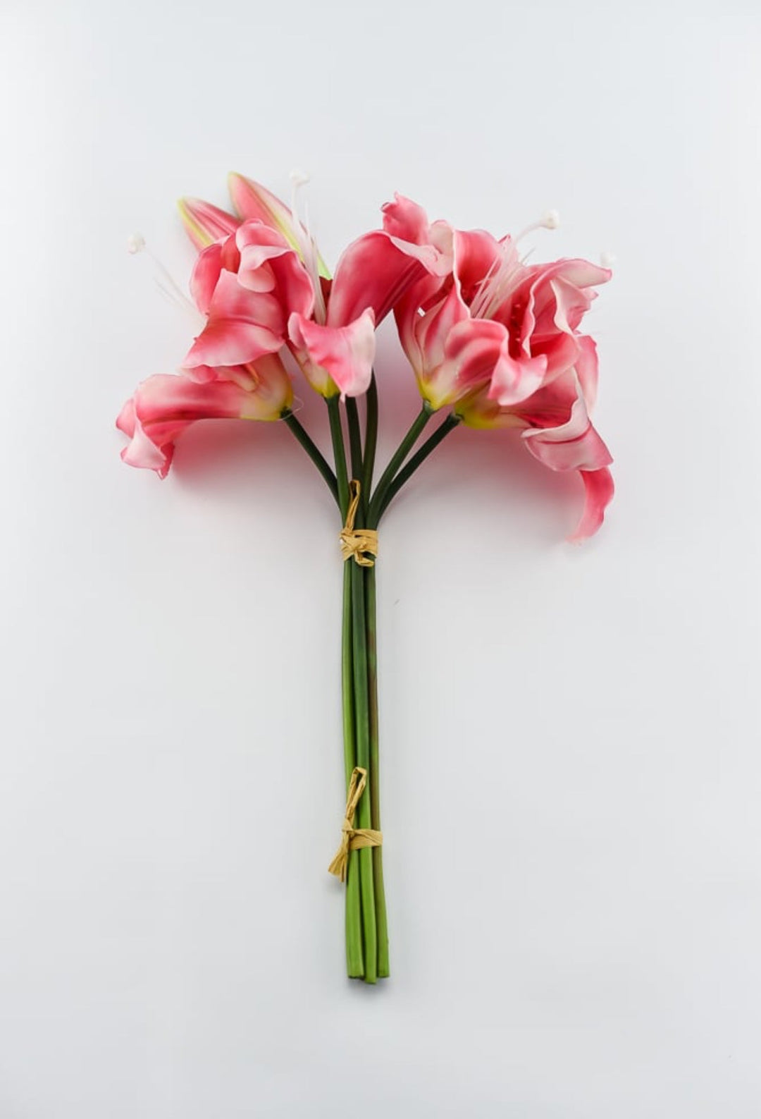 Pink tiger lily artificial flower sprays bundle - Greenery MarketArtificial Flora84087-PK