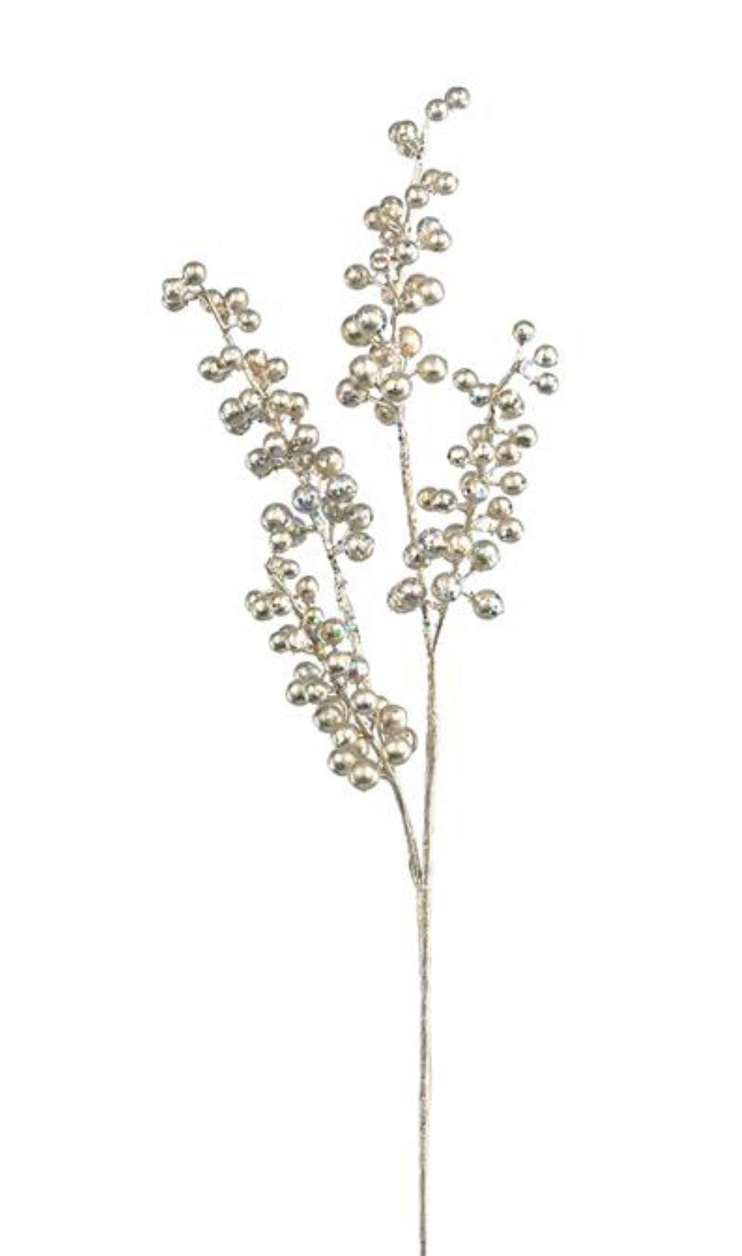 Platinum metallic berries spray - Greenery MarketXG956-PT