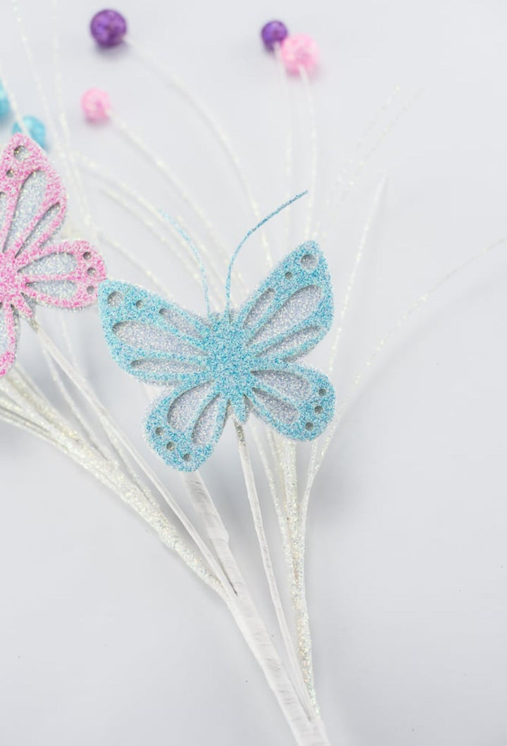 Shimmer Butterfly spray - Greenery Marketwreath enhancementsMN0016