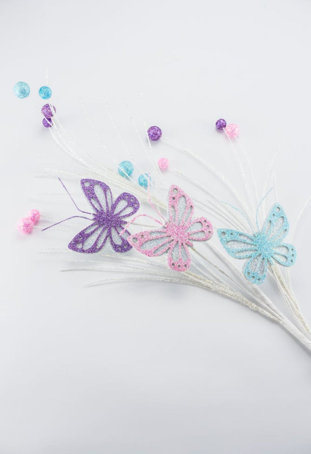 Shimmer Butterfly spray - Greenery Marketwreath enhancementsMN0016