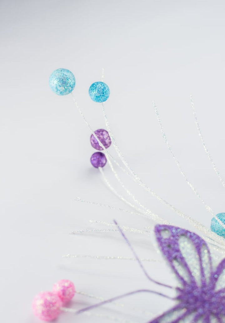 Shimmer Butterfly spray - Greenery Marketwreath enhancementsMN0016