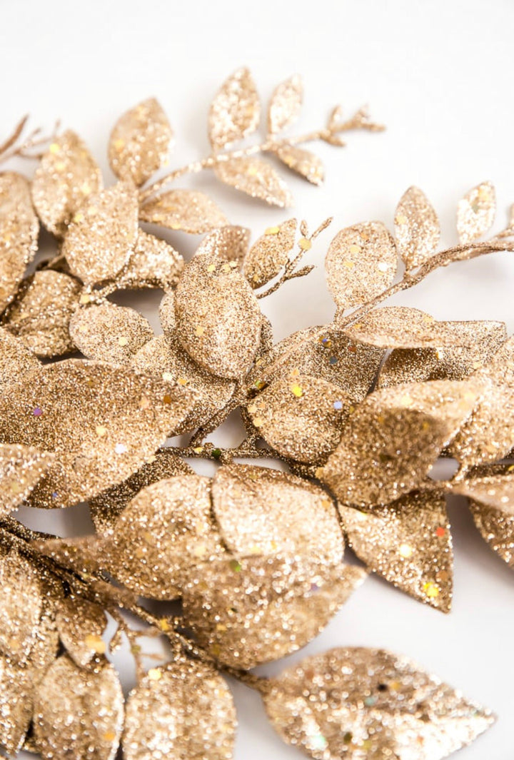Shimmer ruscus spray - light gold - Greenery MarketgreeneryXG752-LGO