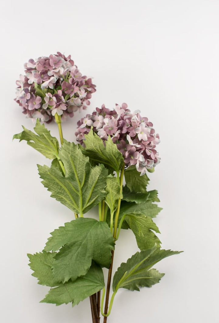 Snowball hydrangea spray - purple - Greenery Market2255078PP