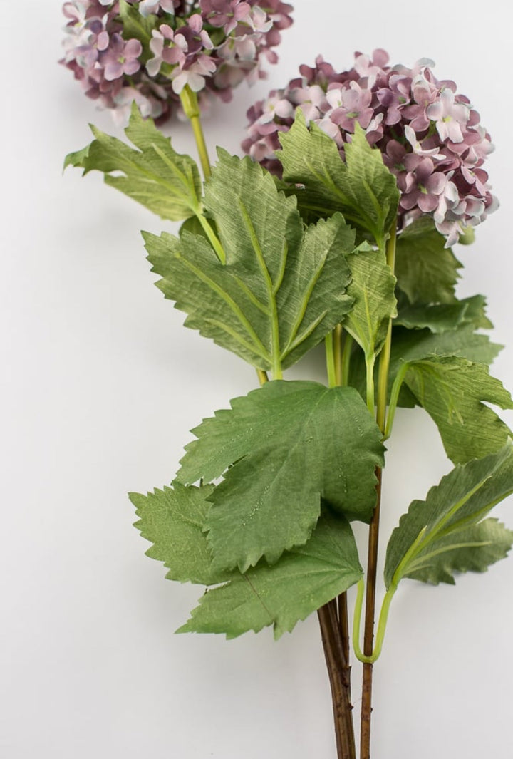 Snowball hydrangea spray - purple - Greenery Market2255078PP