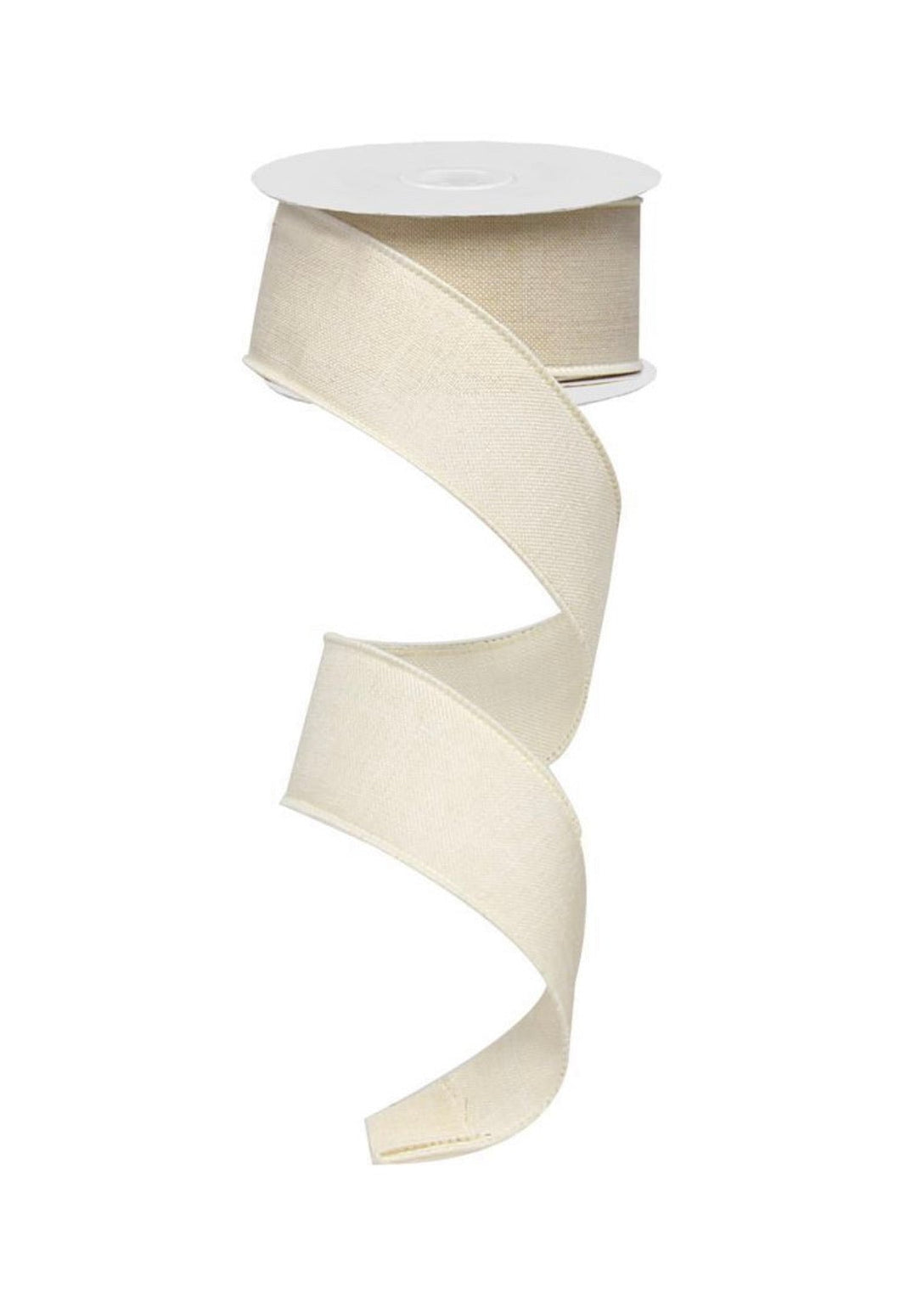 Solid Cream 1.5” wired ribbon - Greenery MarketWired ribbonRG1278C2