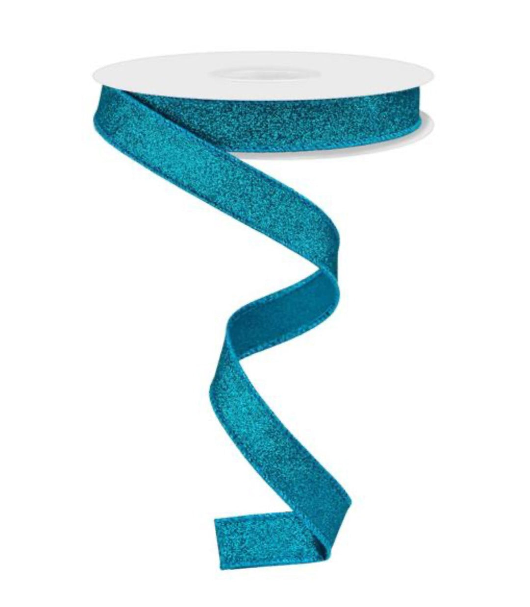 Teal shimmer 5/8” skinnh wired ribbon - Greenery MarketRibbons & TrimRGF108934