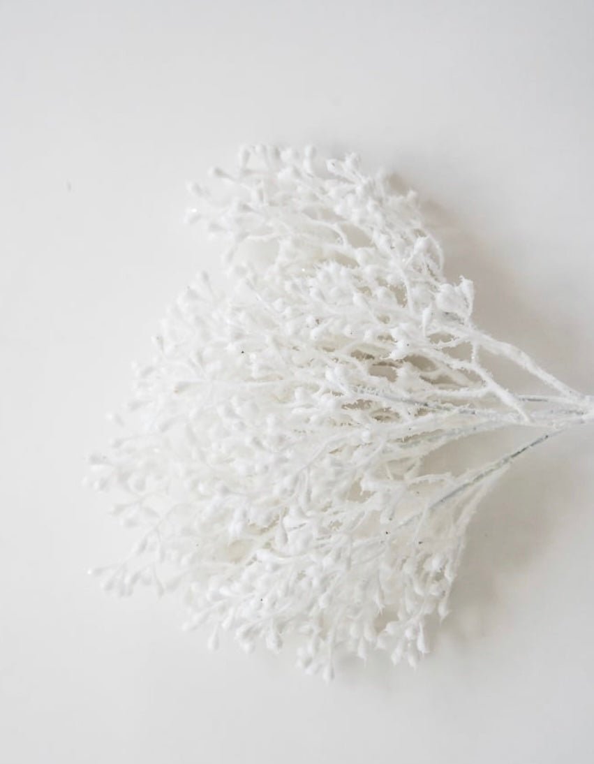 White snowy berry seed bush - Greenery Market2825229WH