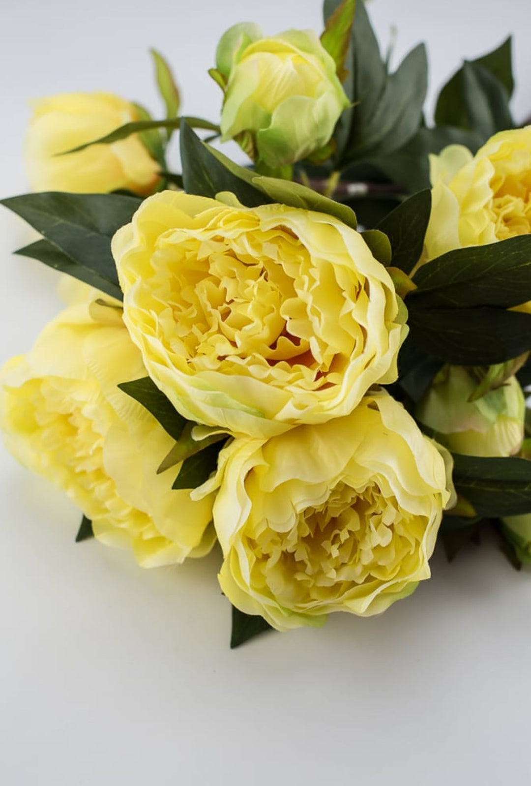 Yellow, garden peony bush - Greenery Marketartificial flowers27176